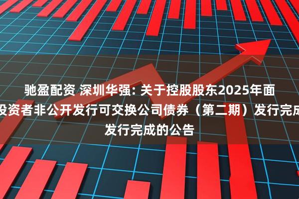 驰盈配资 深圳华强: 关于控股股东2025年面向专业投资者非公开发行可交换公司债券(第二期)发行完成的公告