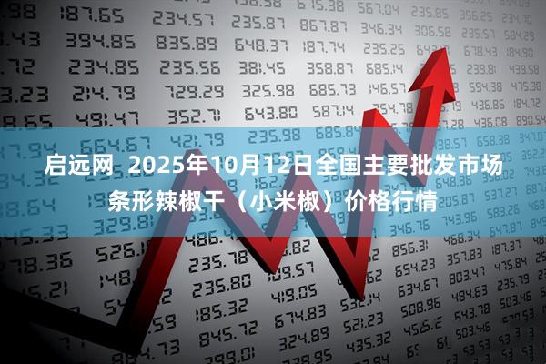 启远网  2025年10月12日全国主要批发市场条形辣椒干（小米椒）价格行情